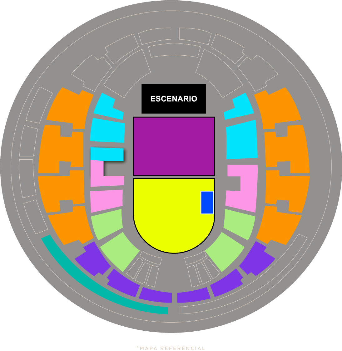 mapa evento