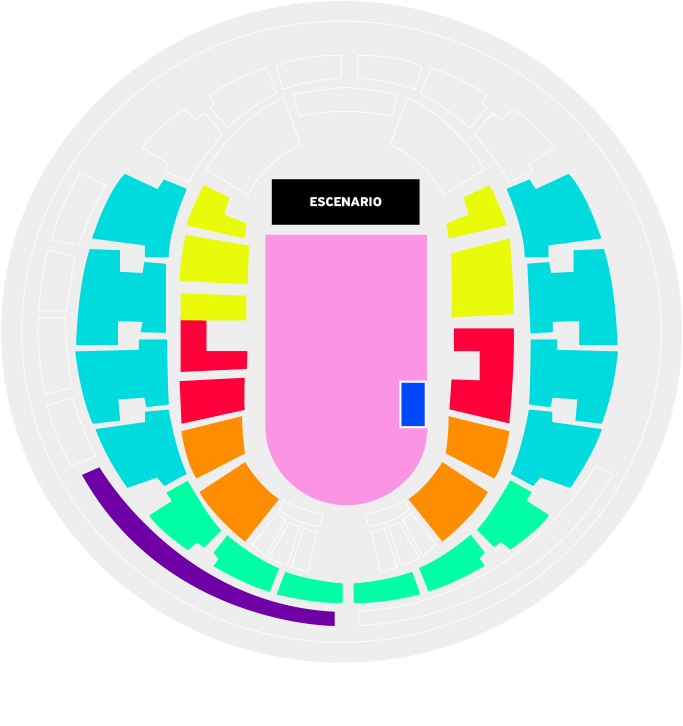 mapa movistar arena