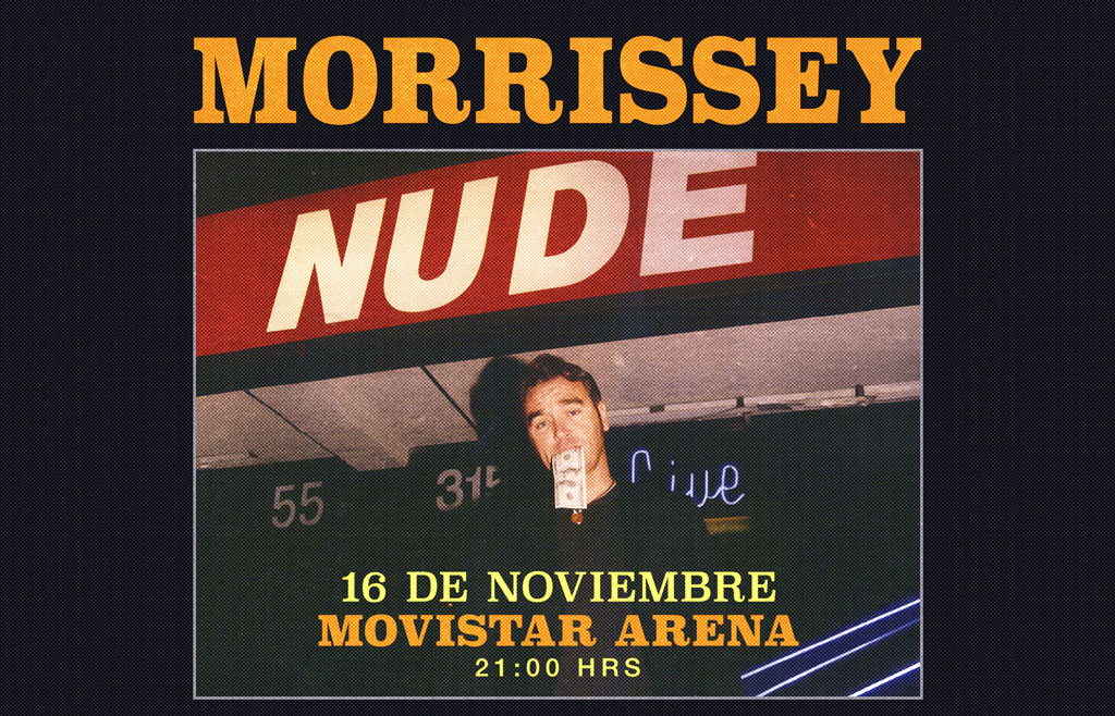 Morrissey en Chile 2025: 16 de noviembre en Movistar Arena | Ícono del indie rock en vivo | Entradas por Punto Ticket