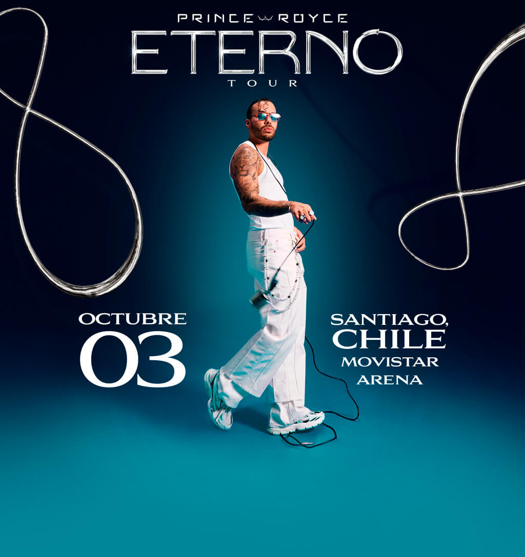 Prince Royce en Movistar arena / 03 octubre - 21:00 hrs.