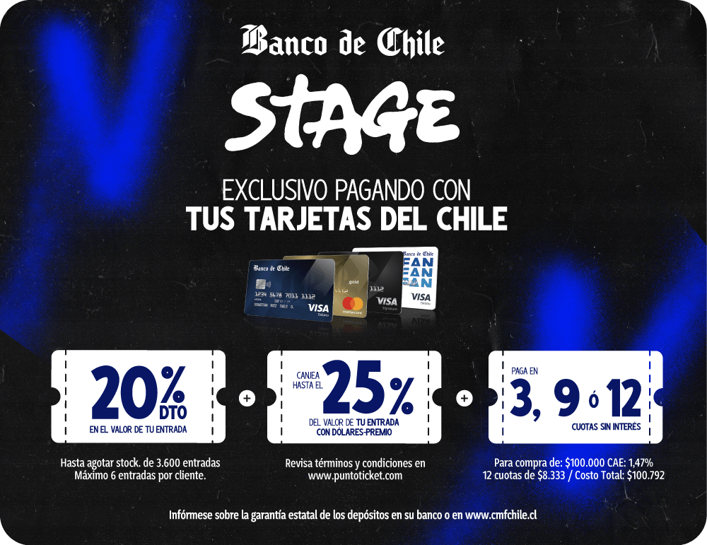 tarjetas banco de chile
