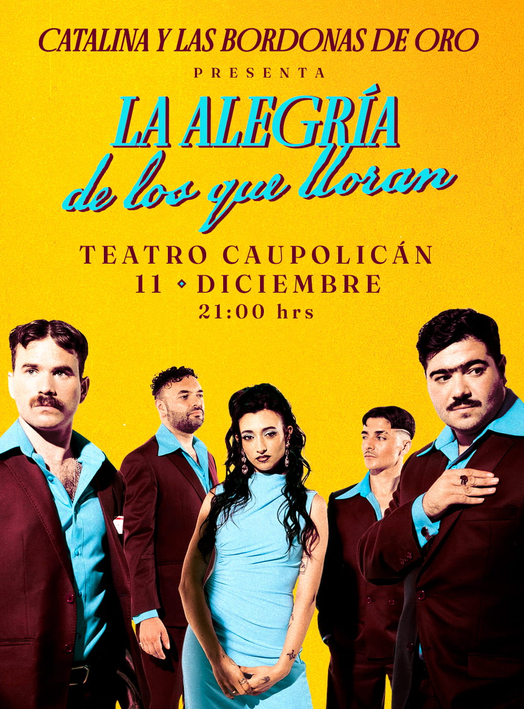 Catalina y Las Bordonas de Oro 2026 | Teatro Caupolicán – 11 de diciembre 21:00 hrs.