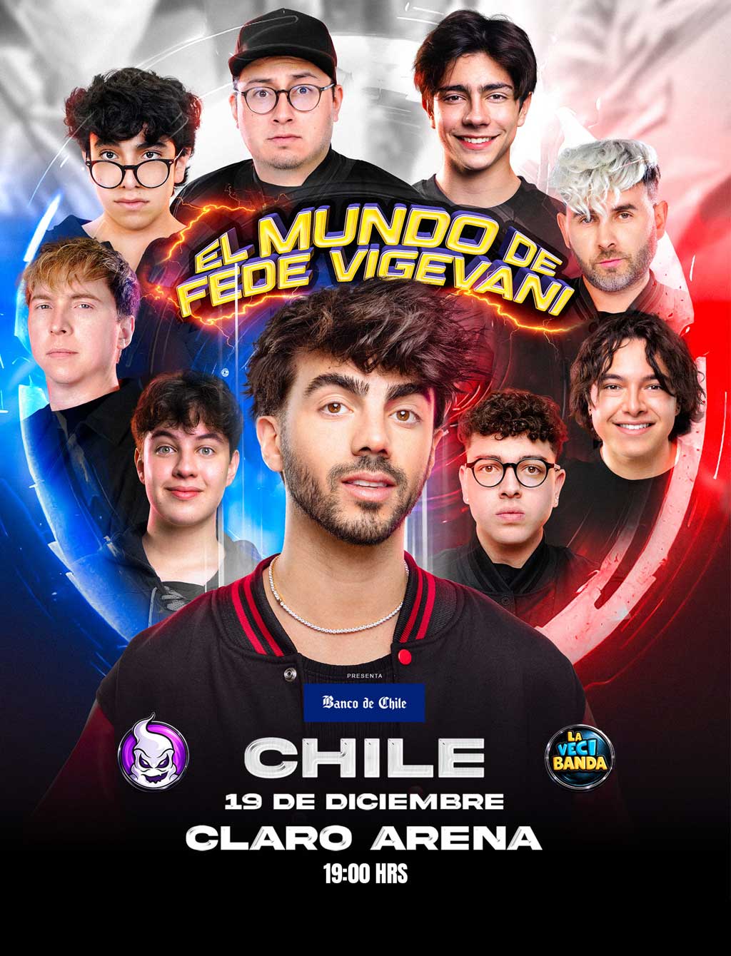 El Mundo de Fede Vigevani en Chile 2026 | Claro Arena – 19 de diciembre 19:00 hrs