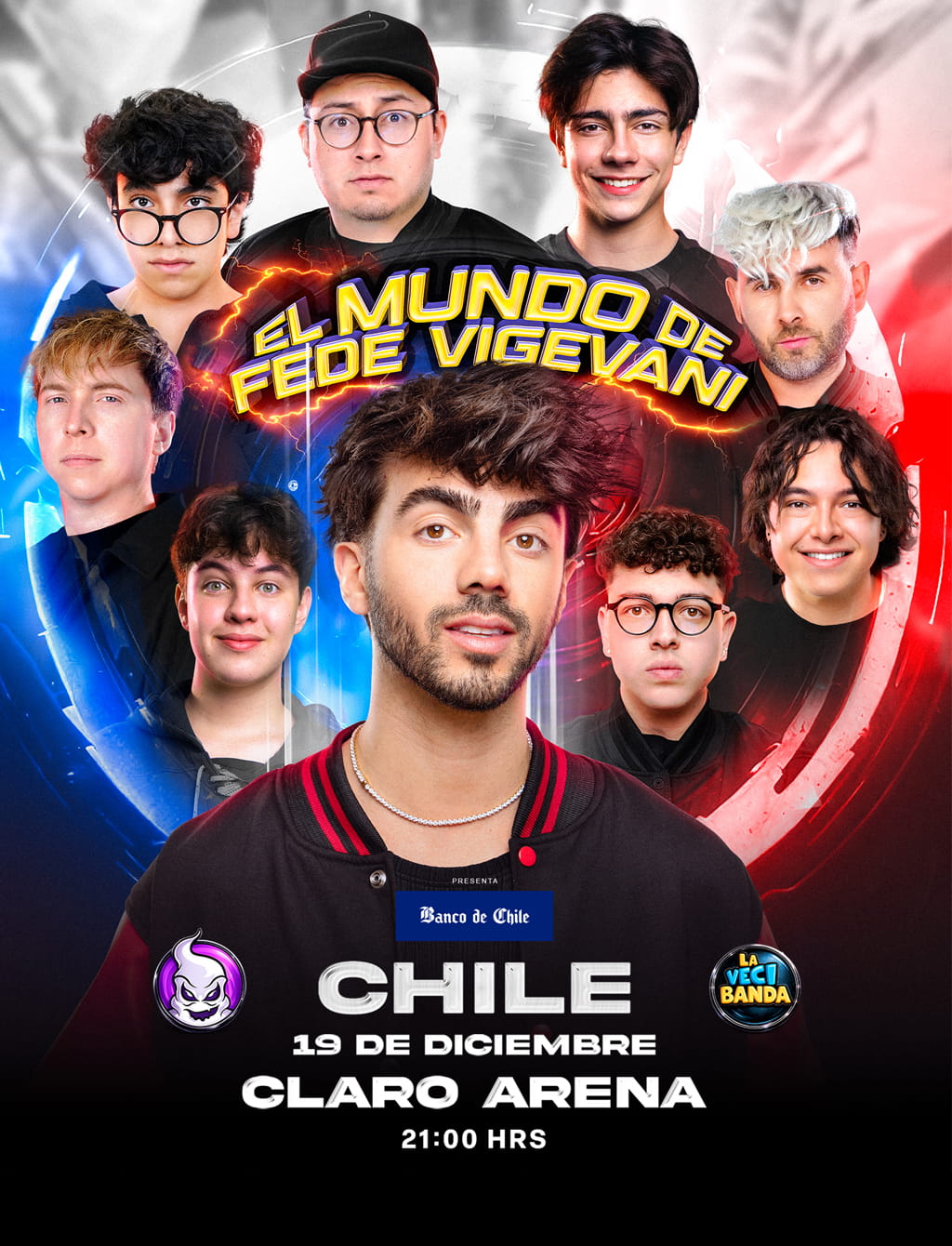 El Mundo de Fede Vigevani en Chile 2026 | Claro Arena – 19 de diciembre 21:00 hrs