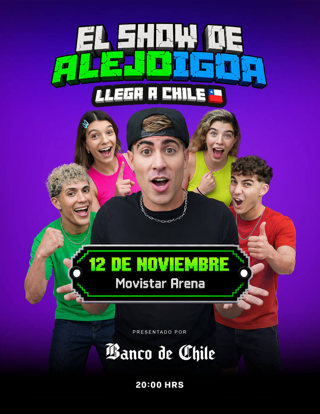 El Show de Alejo Igoa en Chile 2026 | Movistar Arena – 12 de noviembre 20:00 hrs