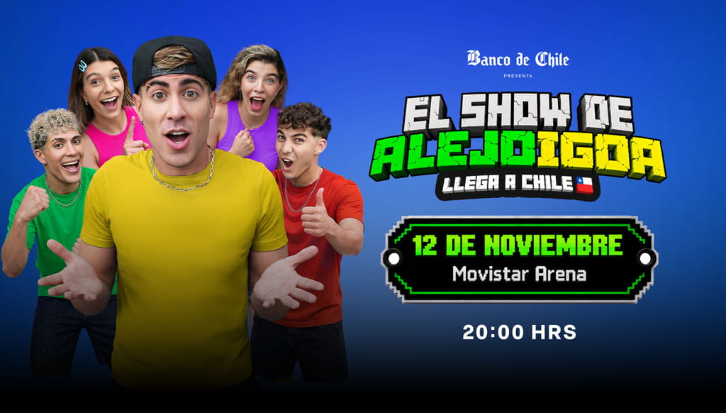 El Show de Alejo Igoa en Chile 2026 | Movistar Arena – 12 de noviembre 20:00 hrs