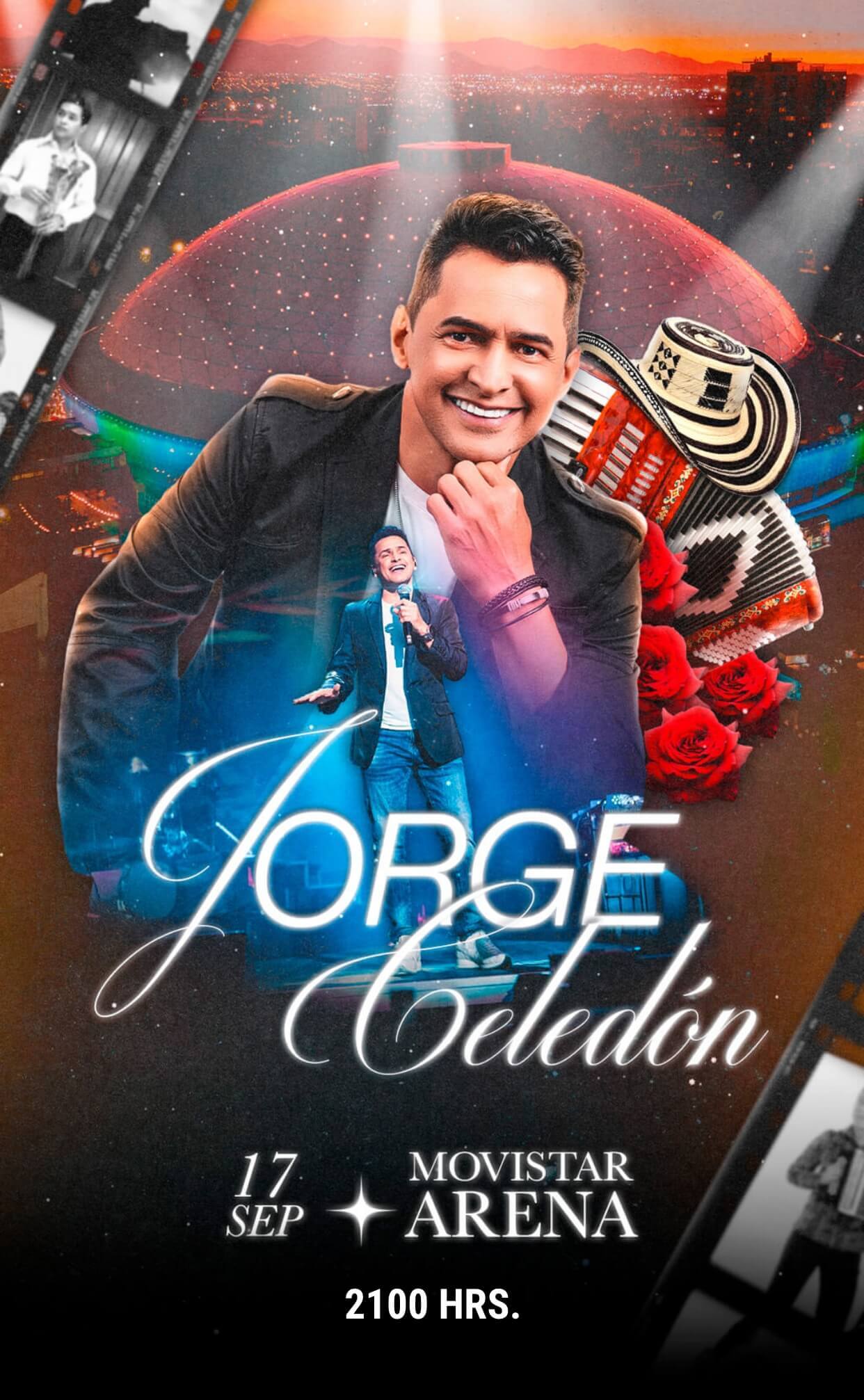 Jorge Celedón - 17 septiembre - 20:00 hrs. / Movistar Arena