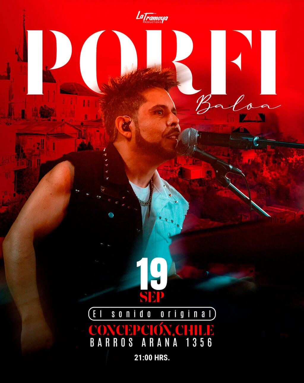 Porfi Baloa en Concepción | Havana –  19 de septiembre 21:00 hrs