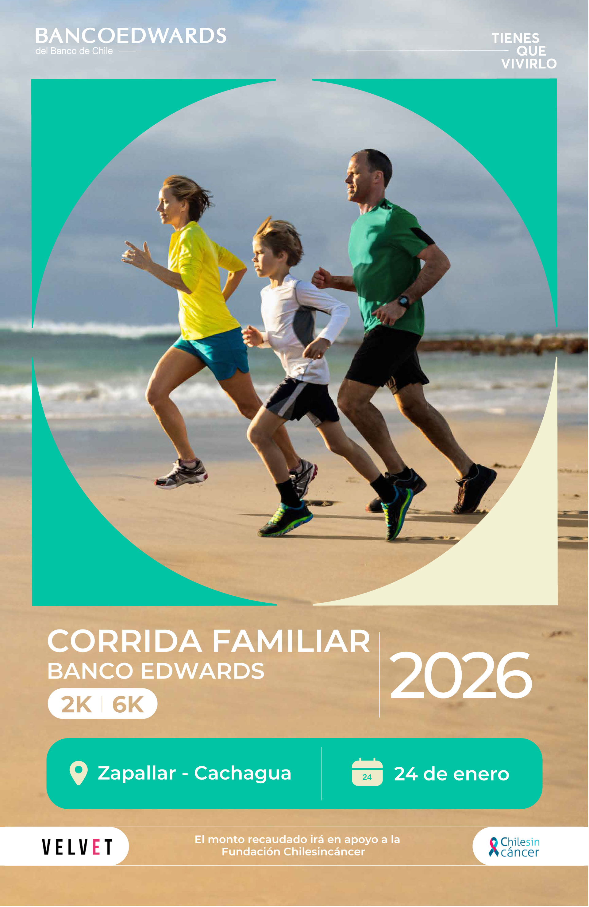Corrida Familiar Banco Edwards Zapallar · 24 de enero en Zapallar · Punto Ticket
