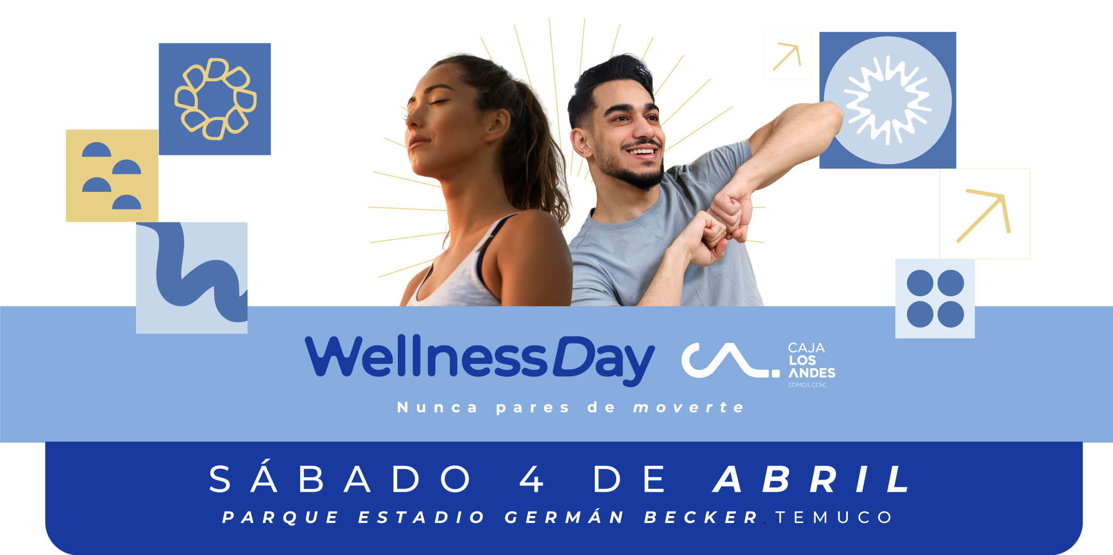 Wellnes Day CLA – Nunca Pares de Moverte | 4 de abril en Parque Estadio Germán Becker