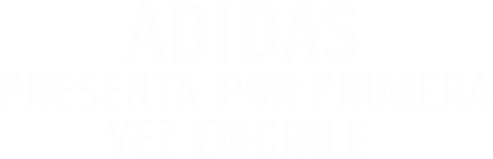 adidas presenta por primera vez en Chile