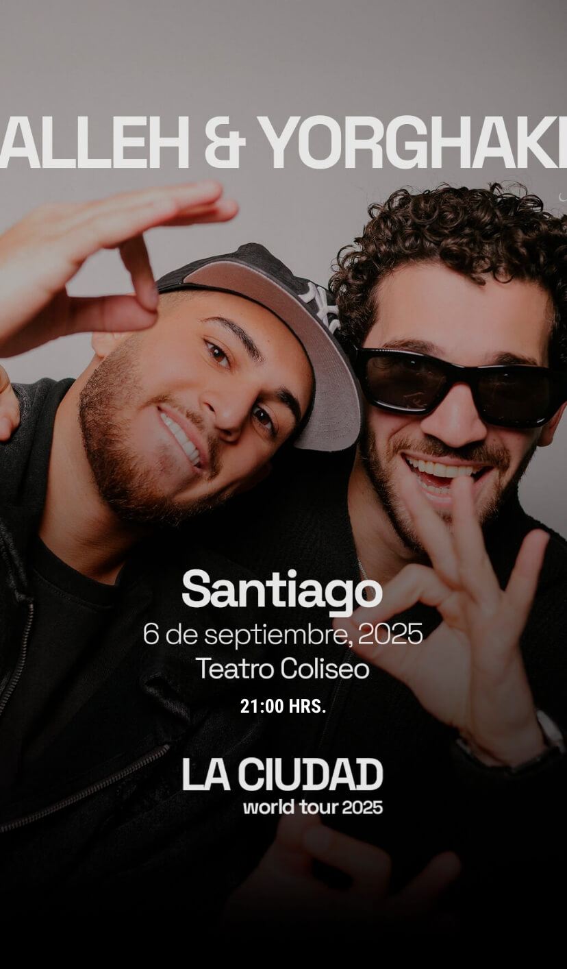 Alleh & Yorghaki - La Ciudad World Tour 2025 - 6 de septiembre en Teatro Coliseo