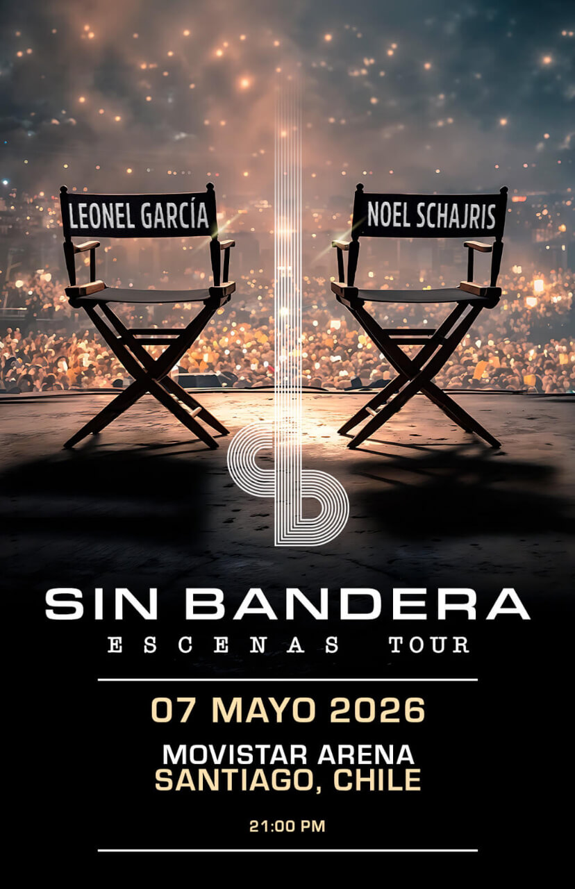 Sin Bandera en Chile · Escenas Tour · 7 de mayo en Movistar Arena · Punto Ticket