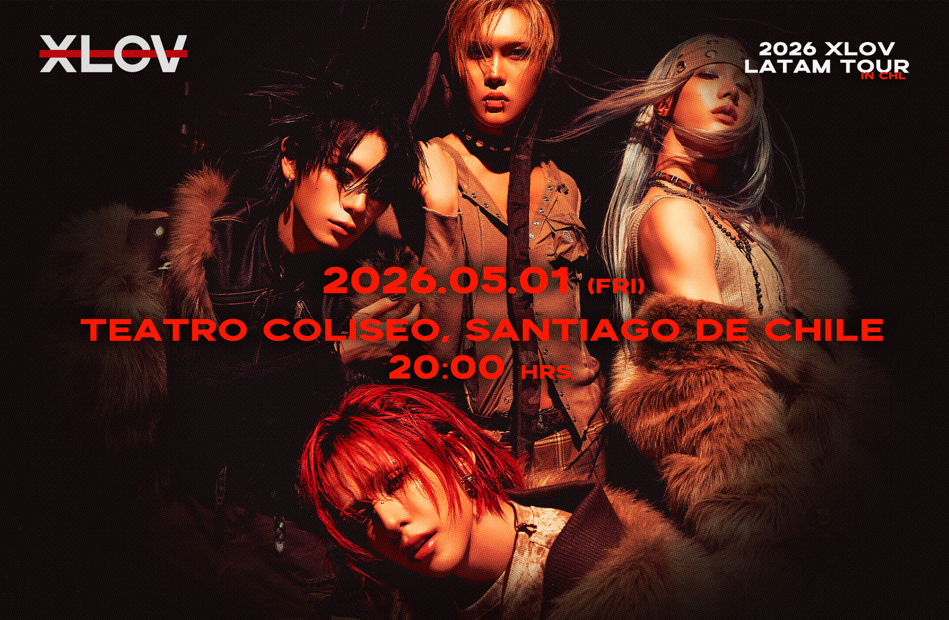 XLOV 2026 en Santiago · 1 de mayo en Teatro Coliseo · Punto Ticket