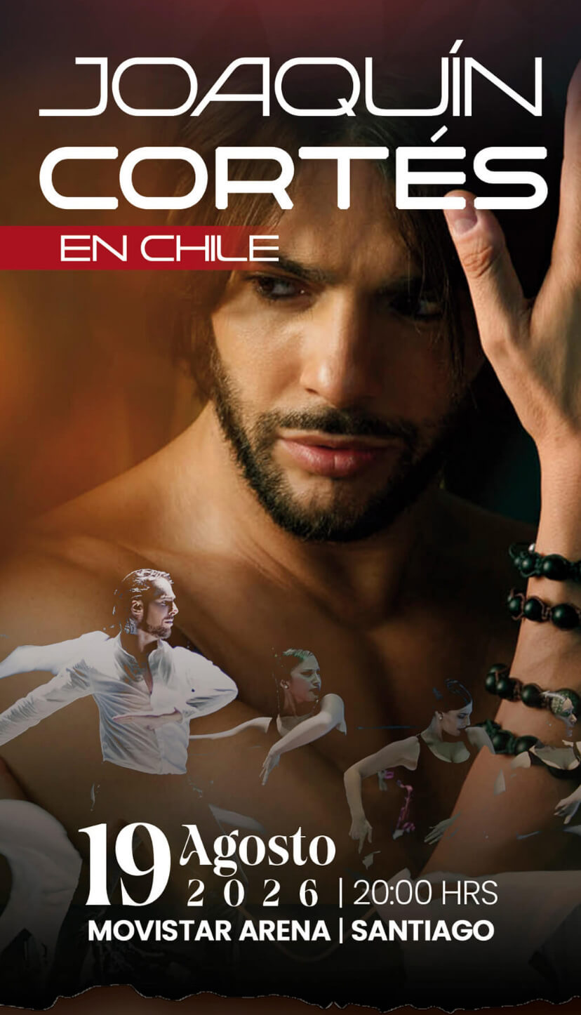 Joaquín Cortés en Chile · El Maestro del Flamenco · 19 de agosto en Movistar Arena · Punto Ticket