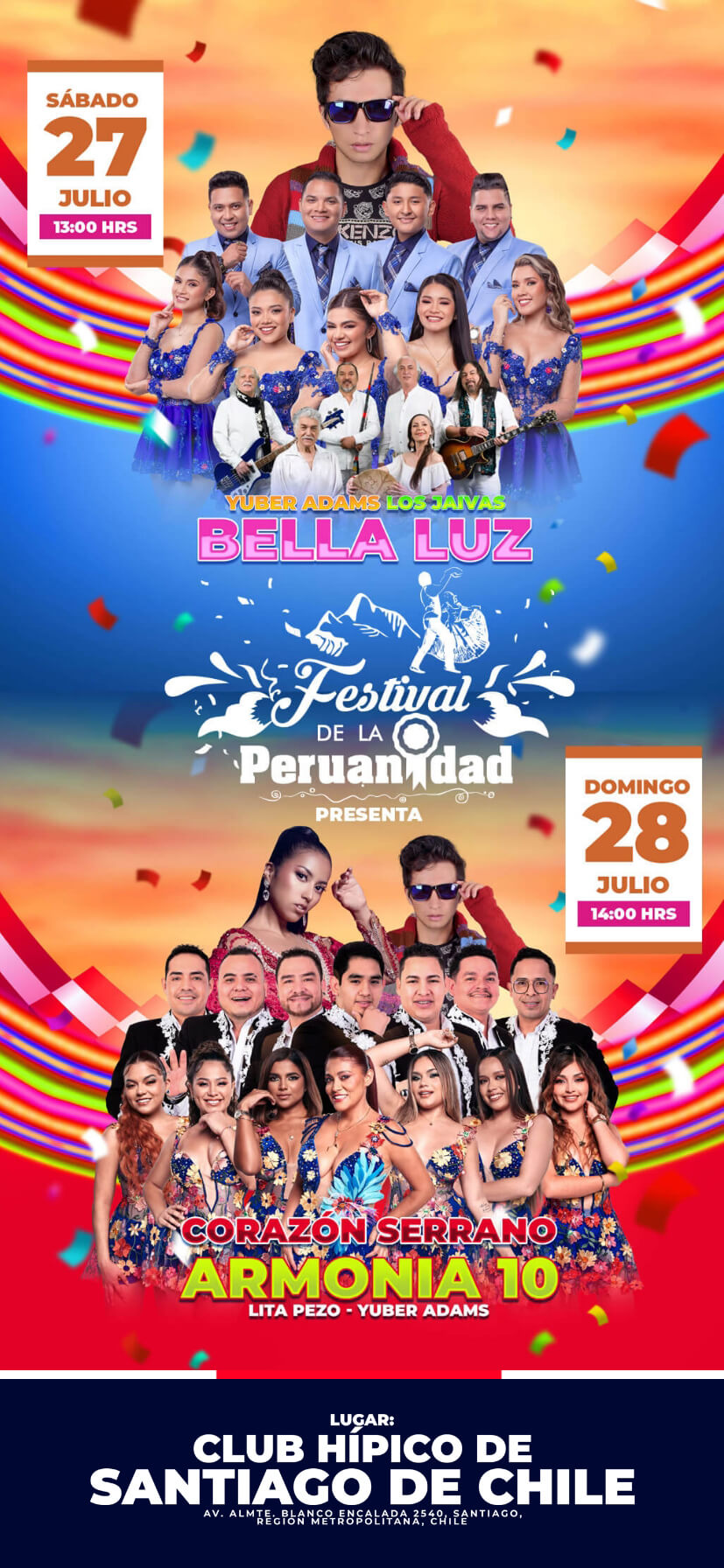 Festival de la Peruanidad en Club hípico | 27 y 28 de julio