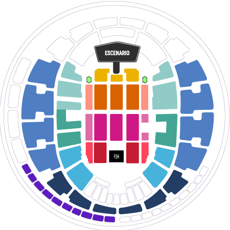 mapa movistar arena