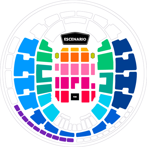 mapa movistar arena