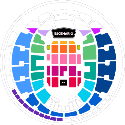 mapa movistar arena