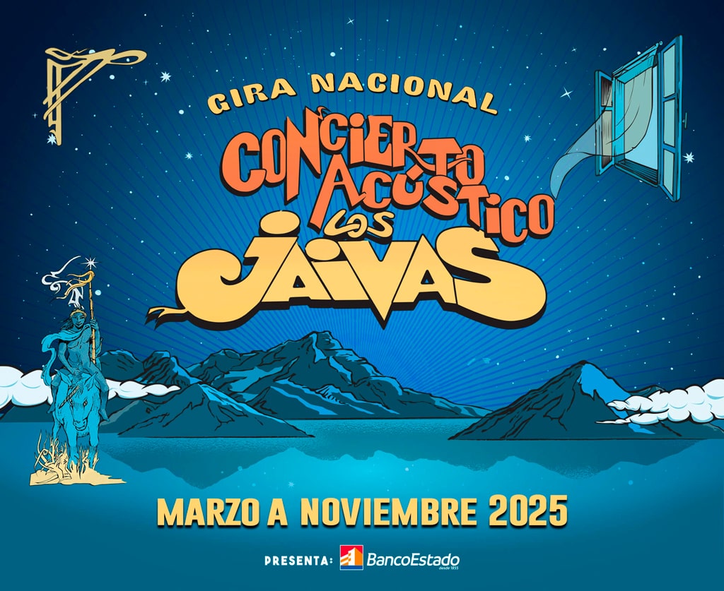 Los Jaivas gira Marzo a Noviembre 2025
