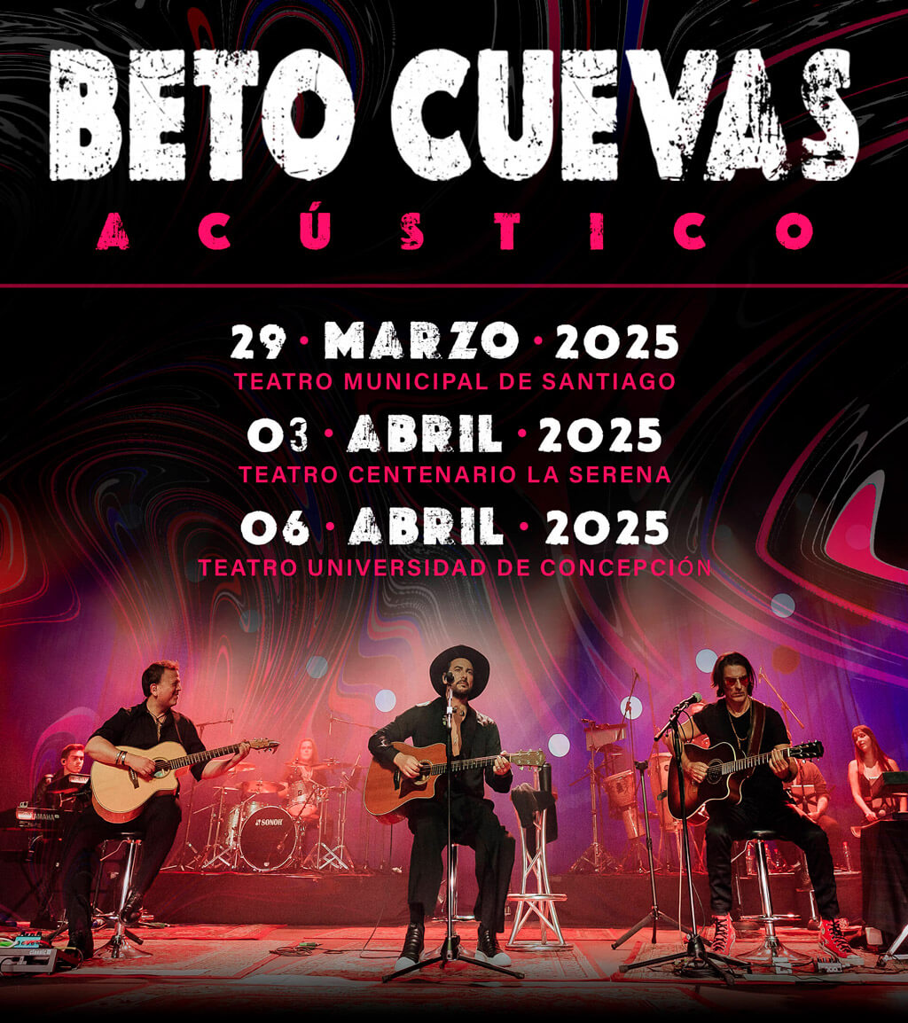 Beto Cuevas Acústico | Gira 2025 | Entradas por Punto Ticket