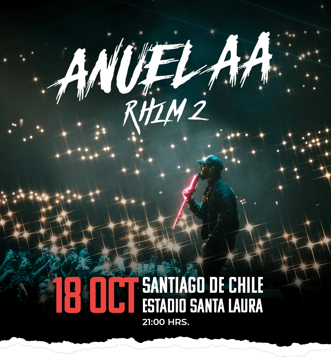 Anuel AA - Estadio Santa laura / 18 de Octubre  puntoticket