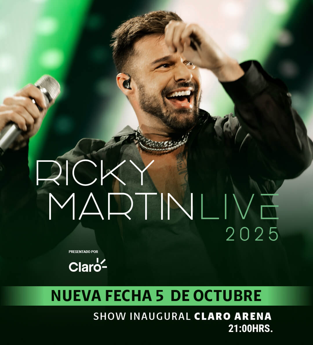 Ricky Martin Live - Show Inaugural en Claro Arena - 4 y 5 de octubre