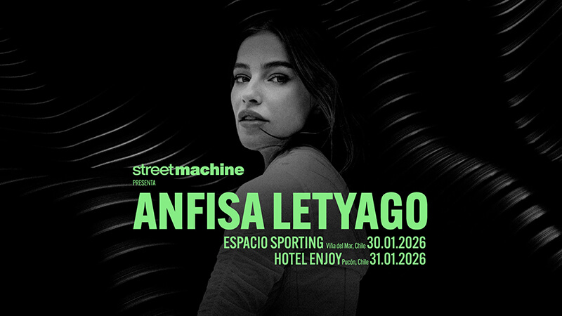 Anfisa Letyago en Chile | 30 de enero en Viña del Mar y 31 de enero en Pucón - Electrónica en vivo