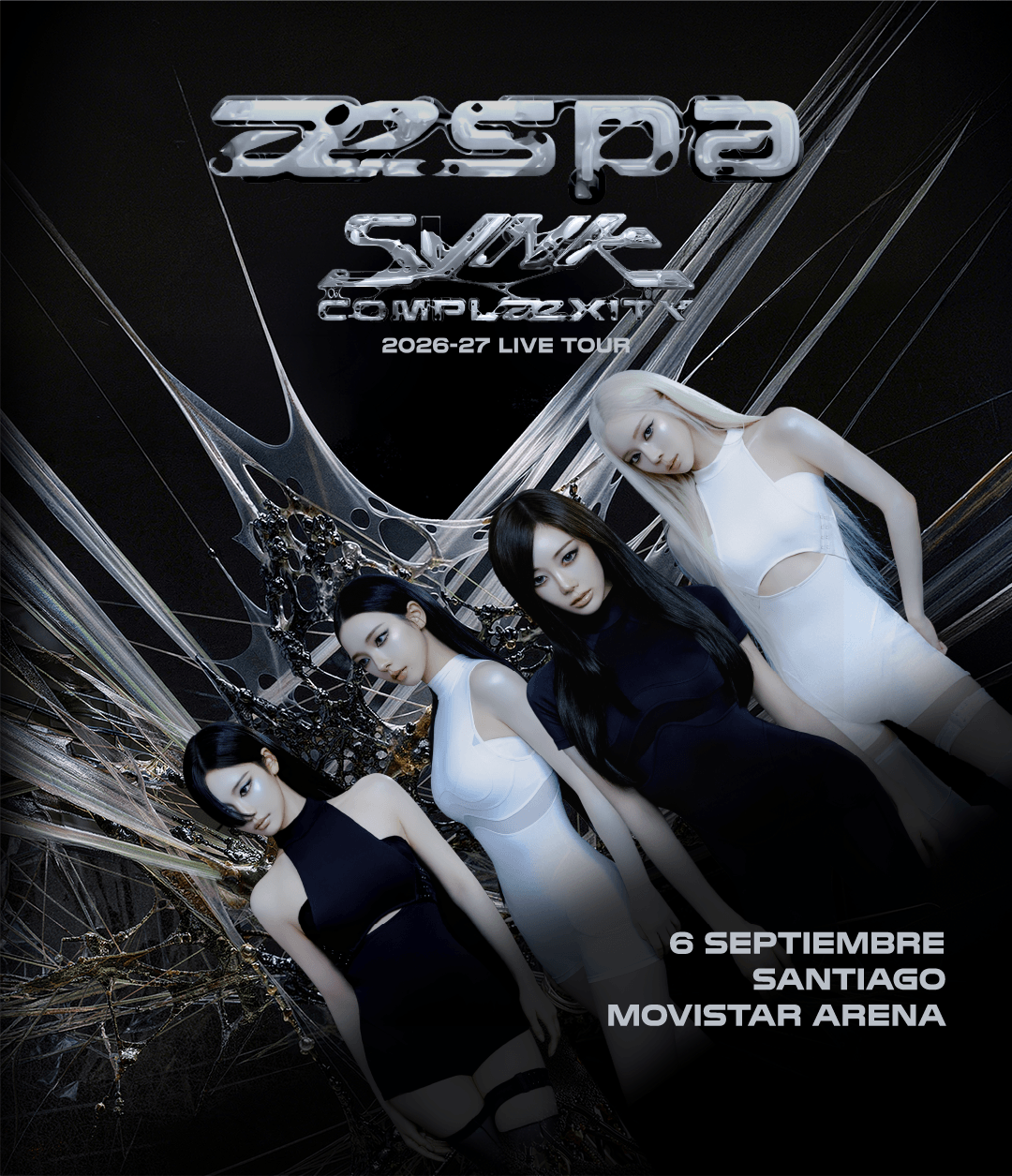Aespa en Chile 2026 | Concierto en Movistar Arena – 6 de septiembre 21:00 hrs