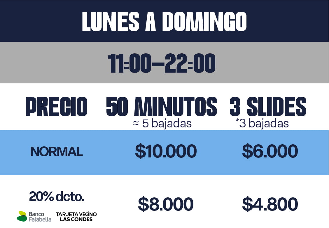 precios cool slide