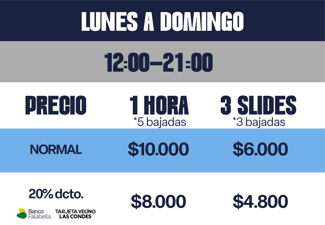 precios cool slide
