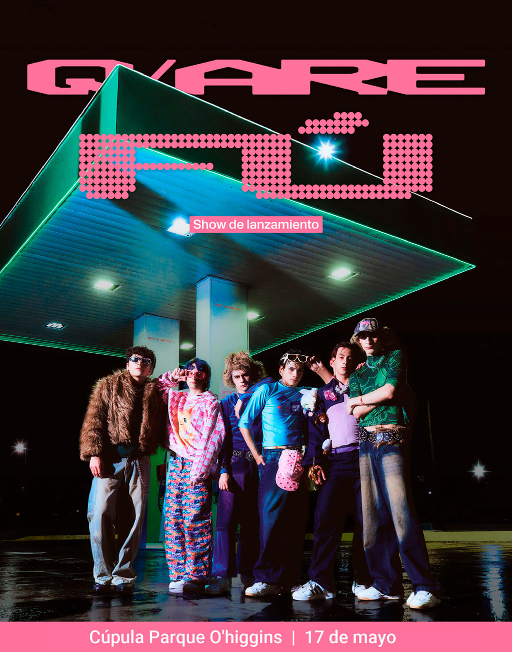 Q_are en Santiago | Cúpula Parque O'Higgins – 17 de mayo 15:00 y 19:00 hrs. - Venta de entradas en Punto Ticket