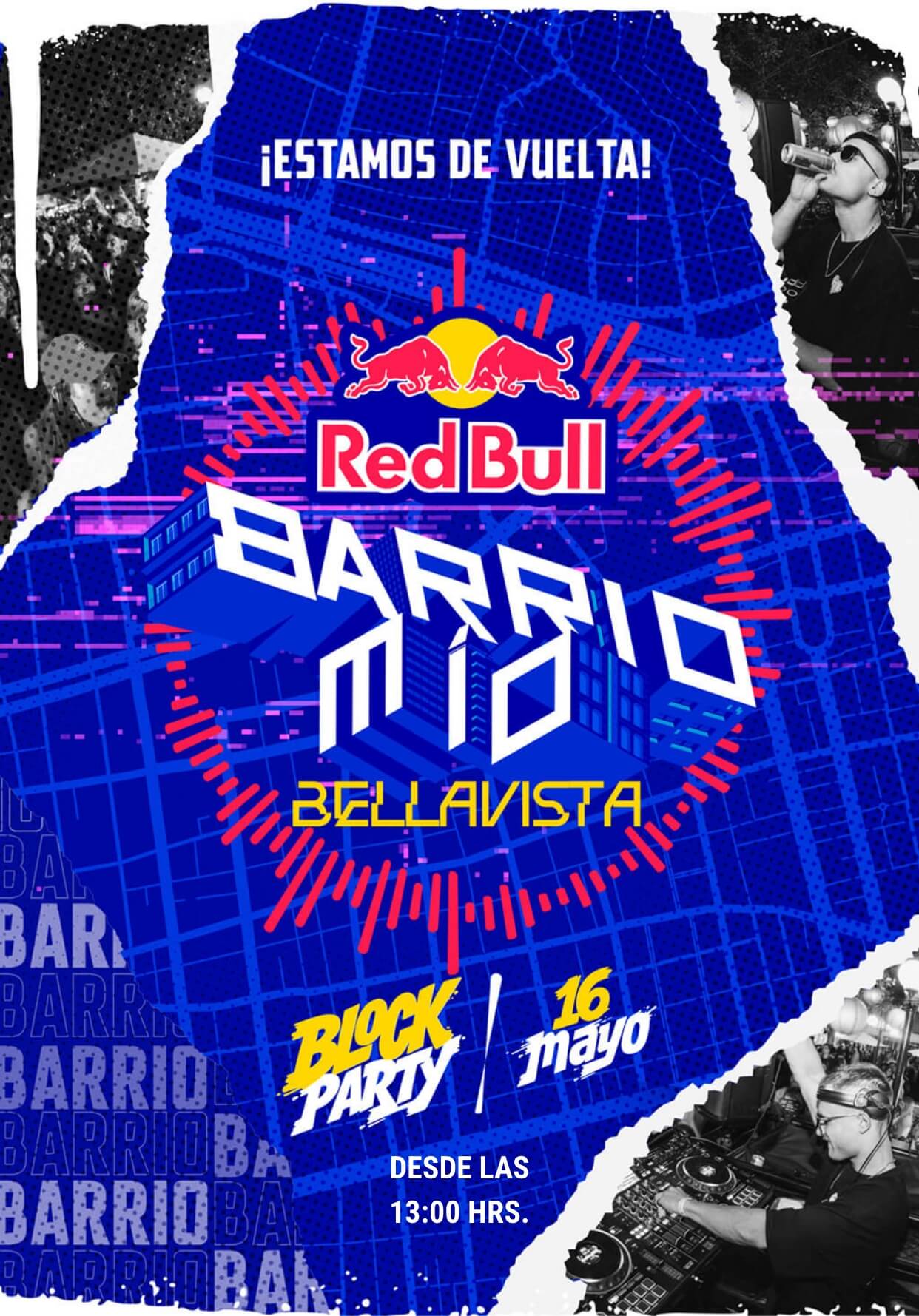 Red Bull Barrio Mío en Santiago | Barrio Bellavista - 16 de mayo 13:00 hrs.