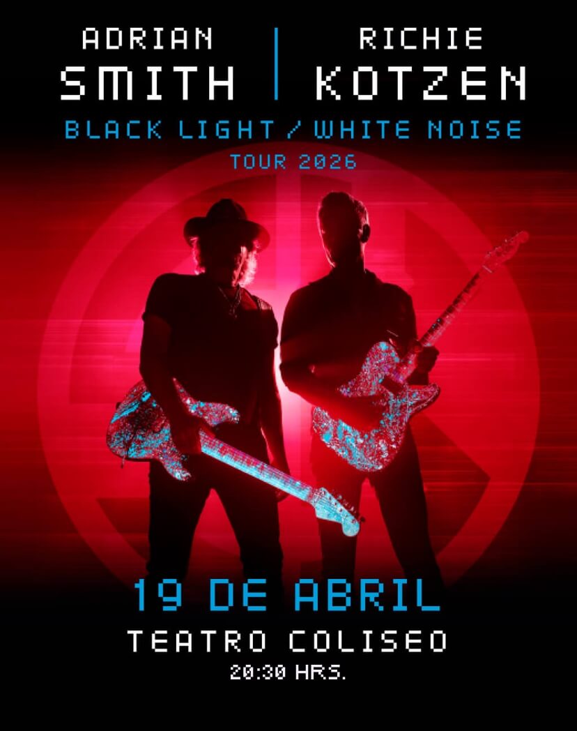 Smith & Kotzen – Black Light / White Noise Tour 2026 en Teatro Coliseo, 19 de abril 2026 | Entradas por Punto Ticket