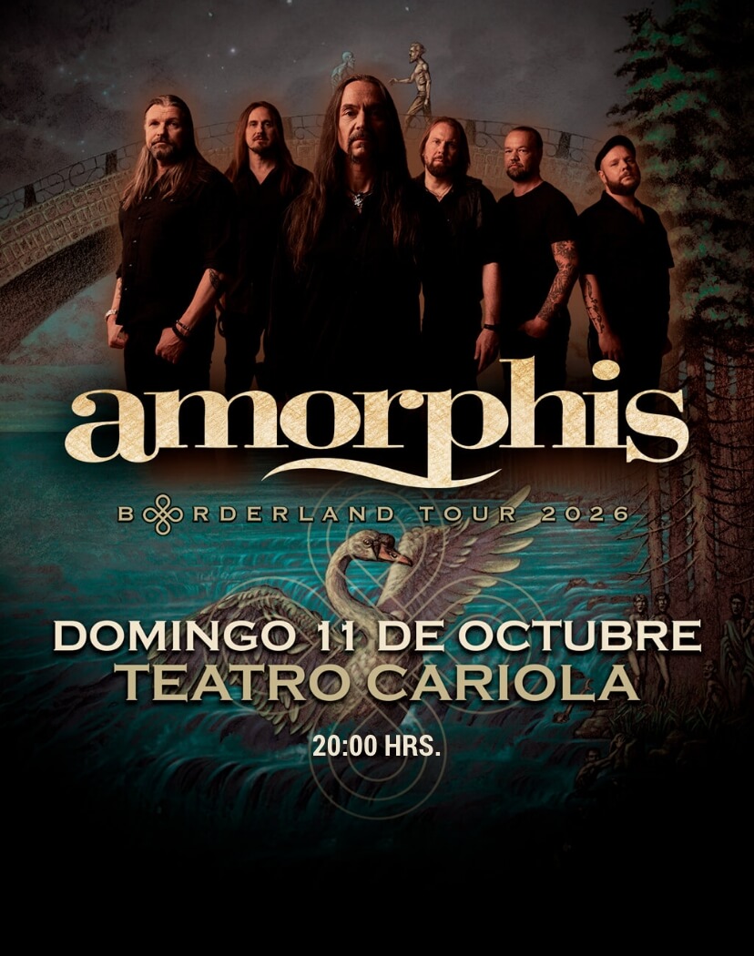 Amorphis – Borderland Tour 2026 en Teatro Cariola | 11 de octubre