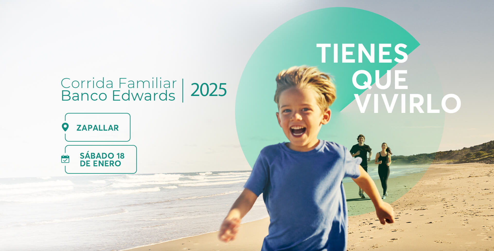 Corrida familiar Banco Edwards 2025 - Zapallar - Sábado 8 de enero