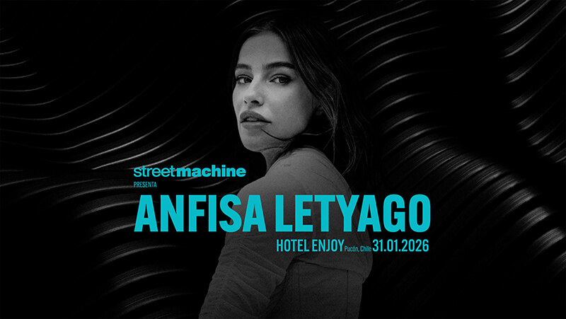 Anfisa Letyago en Hotel Enjoy Pucón | 31 de enero 2026 - Noche de techno en el sur de Chile
