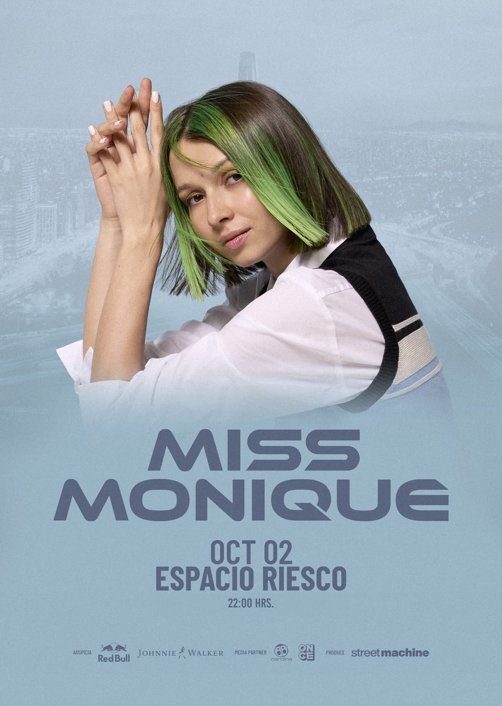 Miss Monique en Chile 2026 | Espacio Riesco – 2 de octubre 22:00 hrs.