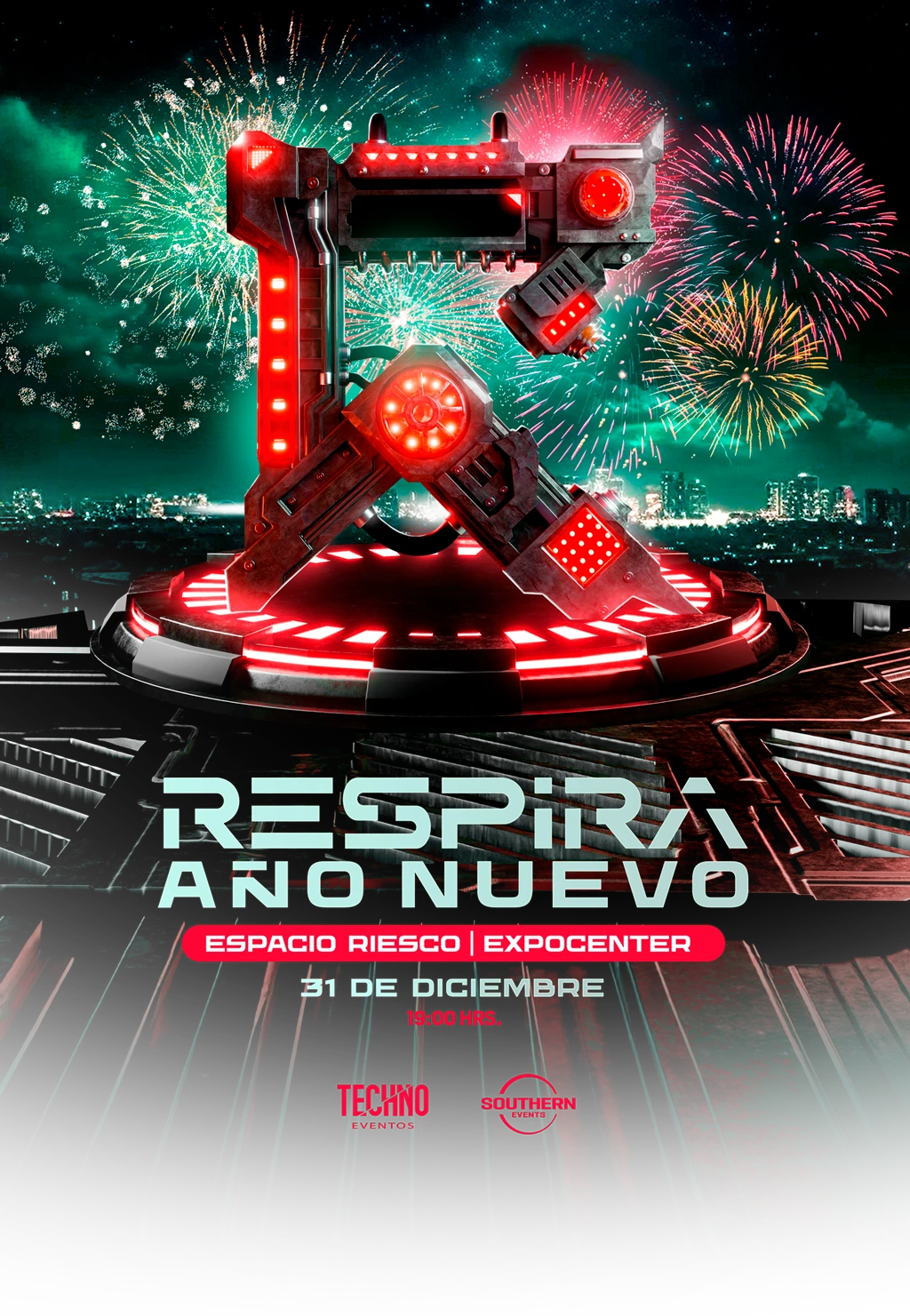 Respira Año Nuevo / Espacio Riesco - Expocenter / 31 diciembre - 10:00 hrs.