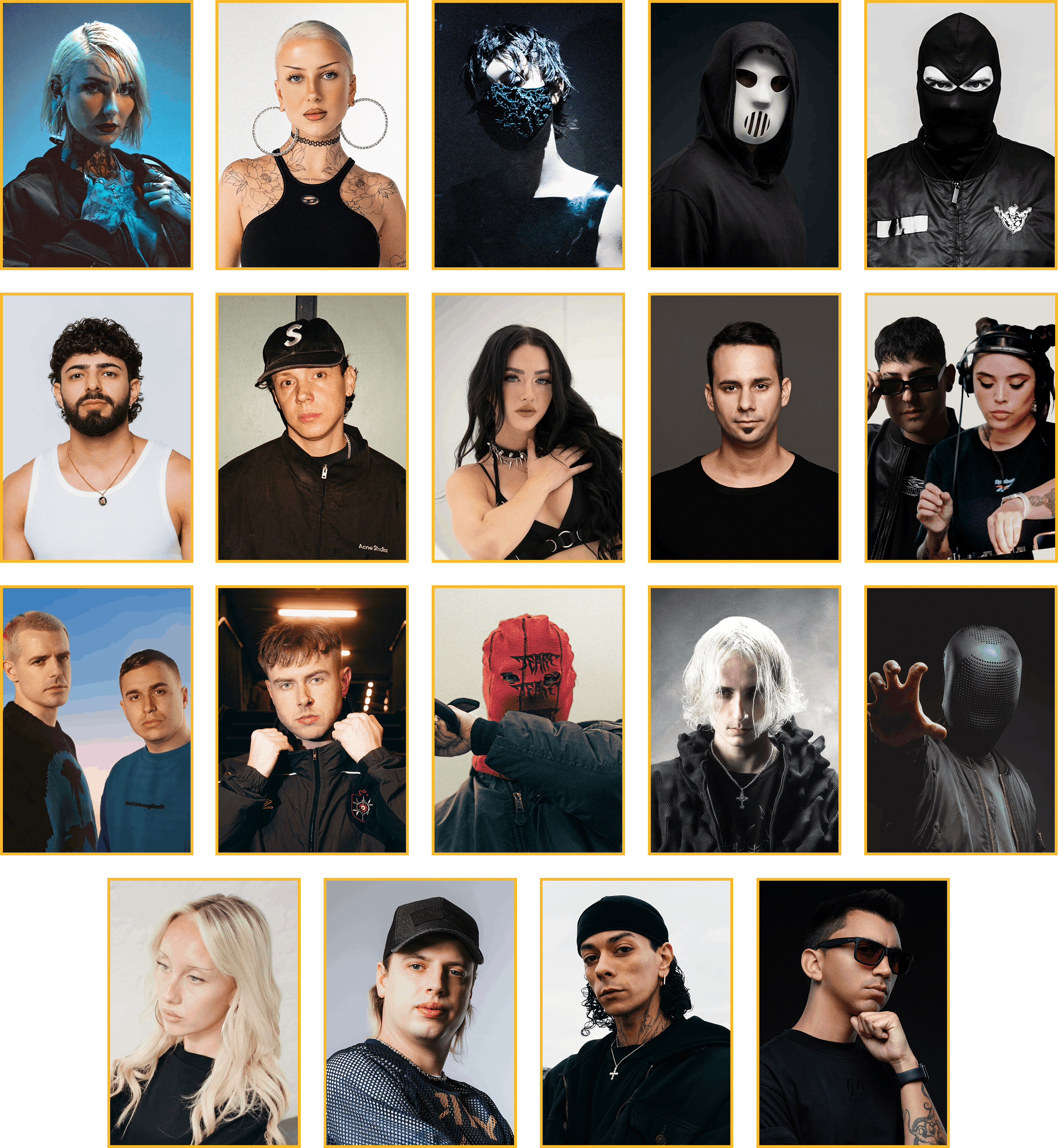 line up