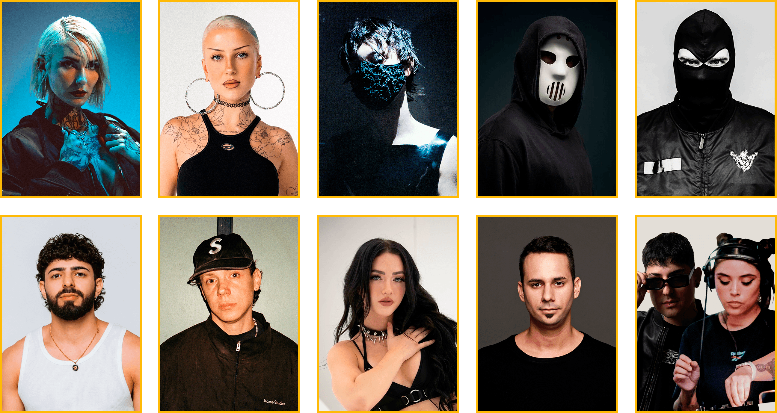 line up
