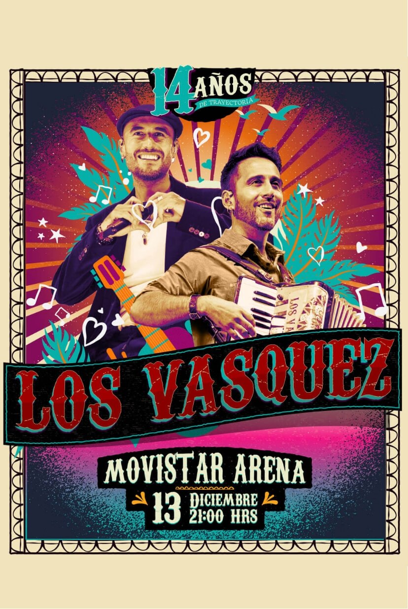 Los Vasquez 14 años en Movistar Arena