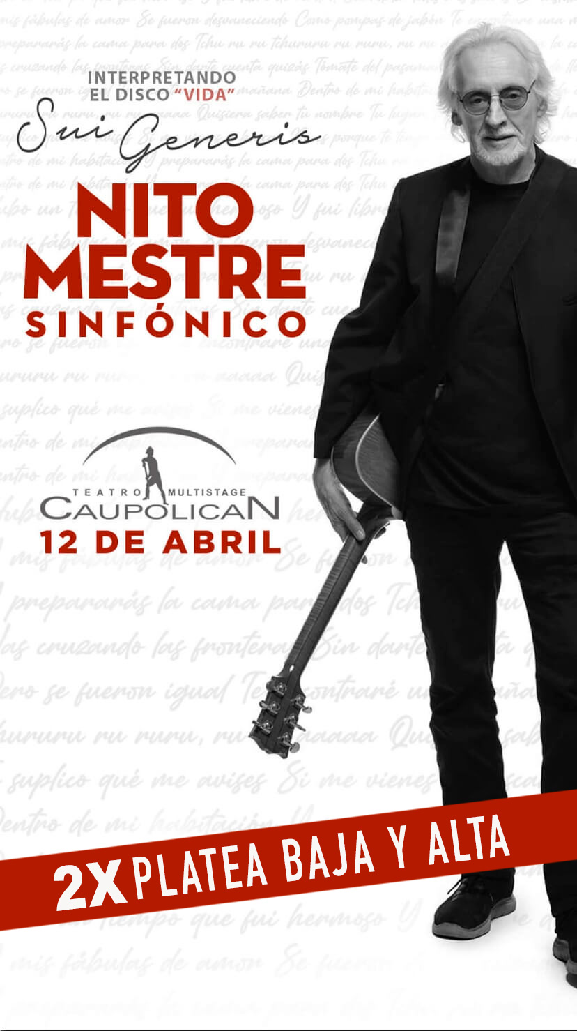 Nito Mestre en teatro caupolicán