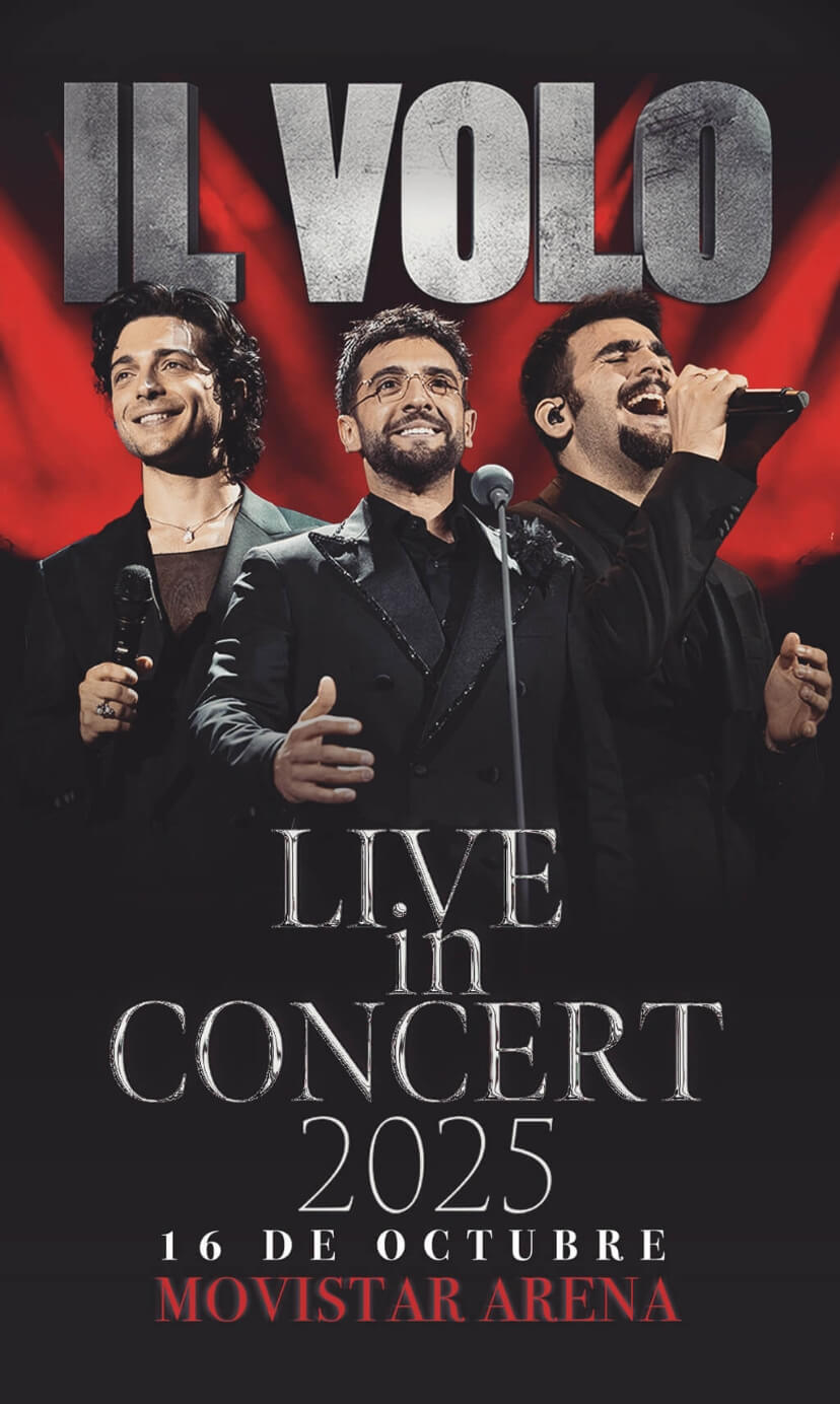 Il Volo - Live in Concert 2025 | 16 de octubre en Movistar Arena | Entradas en Punto Ticket