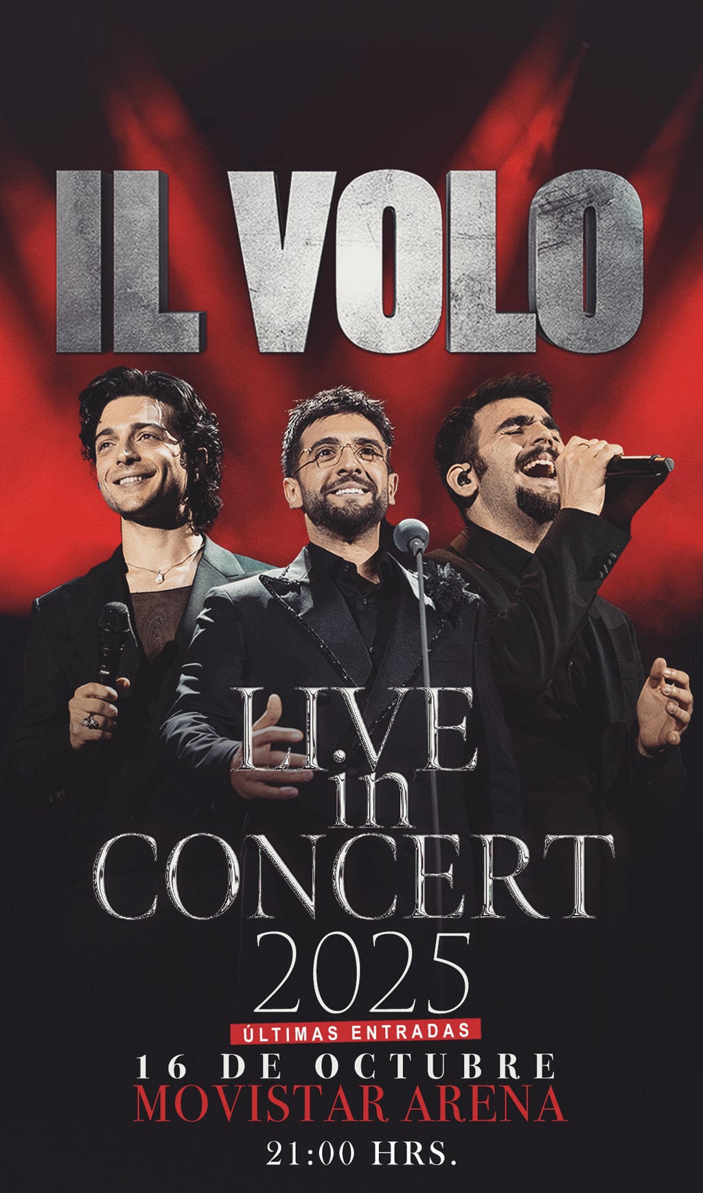 Il Volo - Live in Concert 2025 | 16 de octubre en Movistar Arena | Entradas en Punto Ticket