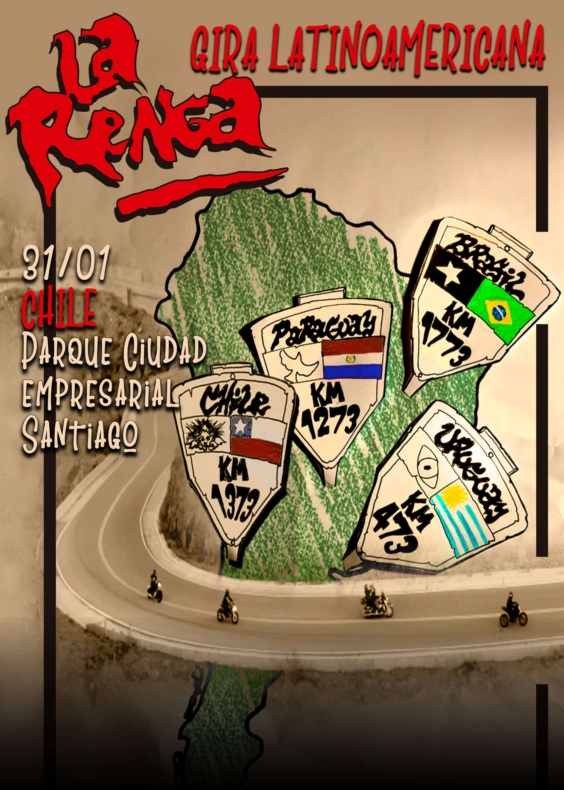 La Renga en concierto - 31 de enero 2026 en Parque Ciudad Empresarial | Entradas en Punto Ticket 