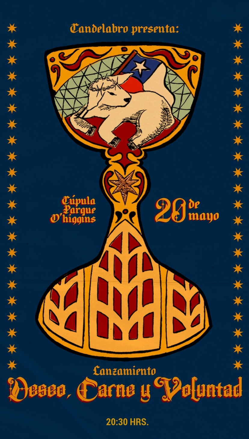 Candelabro presenta “Carne, deseo y voluntad” en Cúpula Parque O'Higgins – 20 de mayo | Entradas por Punto Ticket