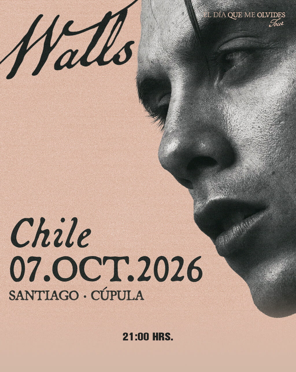 WALLS en Chile 2026 | Cúpula Parque O'Higgins – 7 de octubre 21:00 hrs.