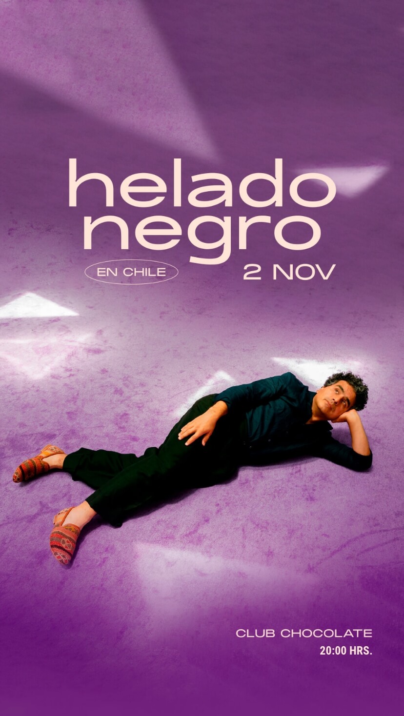 Helado Negro en concierto - 2 de noviembre en Club Chocolate