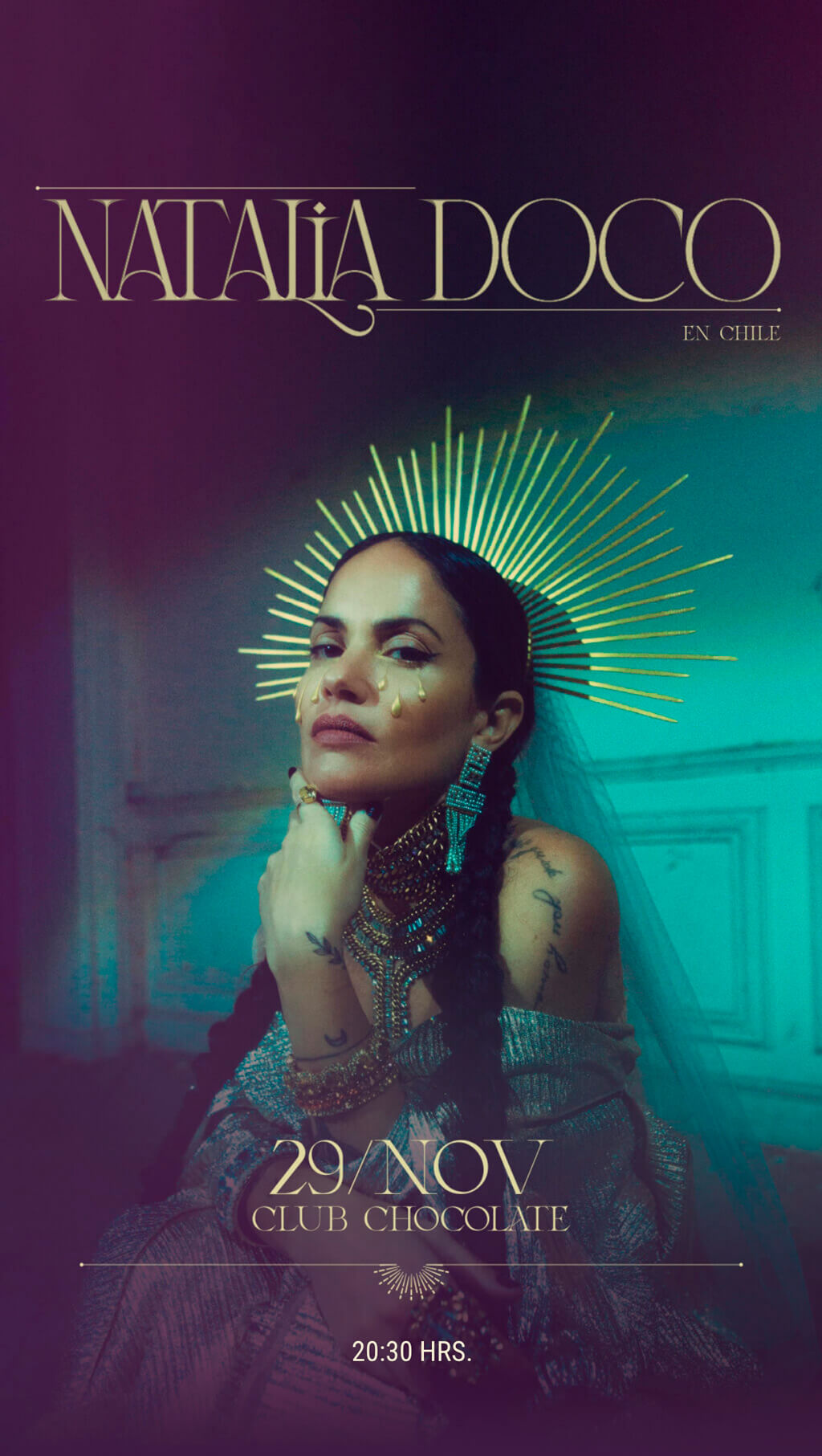 Natalia Doco en Chile - 29 de noviembre / 20:30 hrs. - Club Chocolate